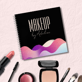 Modern Blush Pink Gradient Wave Notitieboek