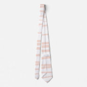 Modern Blush Pink Lines Abstracte kunst Stropdas (Achterkant)