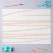 Modern Blush Pink Lines Abstracte kunst Tissuepapier (Craft)