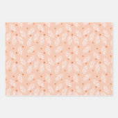 Modern Blush Pink Mustard Yellow Geometric Pattern Inpakpapier Vel (Voorkant)