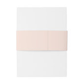 Modern Blush Pink Personalized Weddenschap Uitnodigingen Wikkel (Achterkant Voorbeeld)
