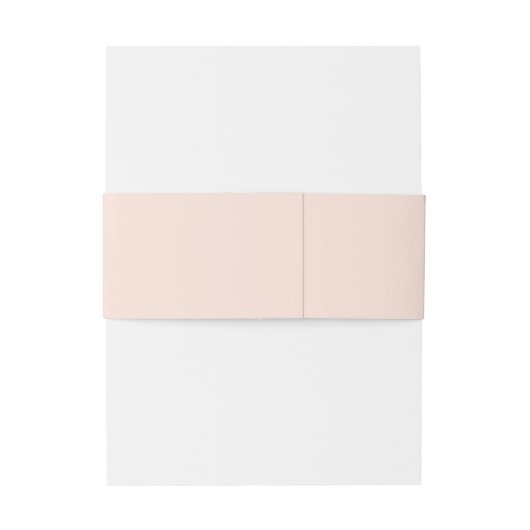 Modern Blush Pink Personalized Weddenschap Uitnodigingen Wikkel (Achterkant Voorbeeld)
