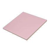 Modern Blush Pink Plain Solid Color Tegeltje (Zijkant)