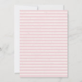 Modern Blush Pink Sweet 16 Verjaardag Uitnodiging (Achterkant)