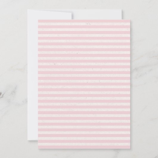 Modern Blush Pink Sweet 16 Verjaardag Uitnodiging (Achterkant)