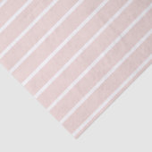 Modern blush pink & white stripes elegant chic tissuepapier (Detail)
