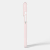 Modern Blush Roos Gepersonaliseerde Monogram Naam Case-Mate iPhone Case (Achterkant / Links)