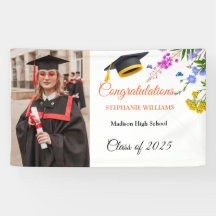 Modern Blush Roze Bloemen Afstuderen Afstudeerfees