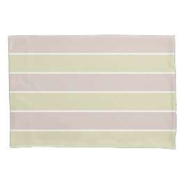 Modern Blush roze groene strepen patroon Kussensloop