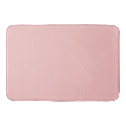 Modern blush roze Plain Solid Kleur Badmat (Voorkant)