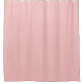 Modern blush roze Plain Solid Kleur Douchegordijn (Voorkant)