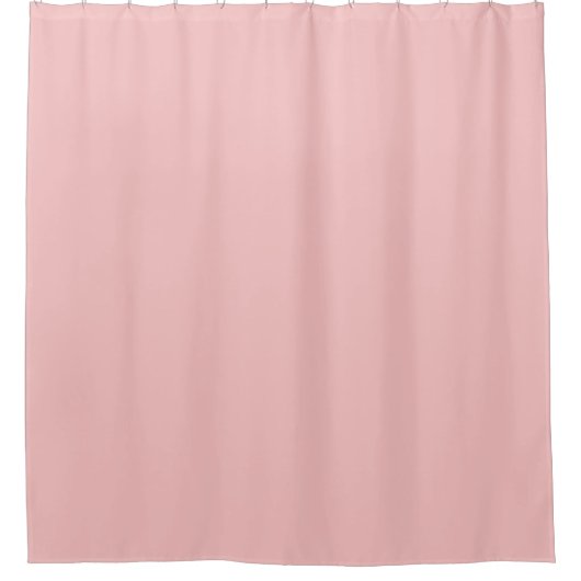 Modern blush roze Plain Solid Kleur Douchegordijn (Voorkant)