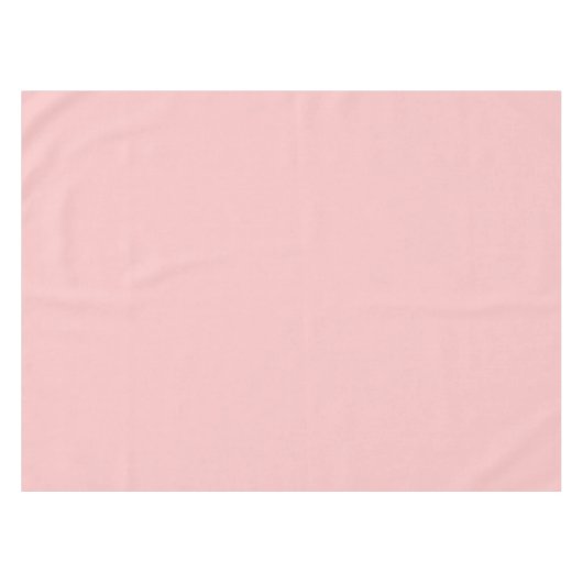Modern blush roze Plain Solid Kleur Tafelkleed (Voorkant (Horizontaal))