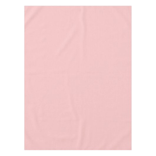 Modern blush roze Plain Solid Kleur Tafelkleed (Voorkant)