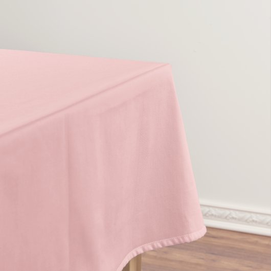Modern blush roze Plain Solid Kleur Tafelkleed (Voorbeeld)