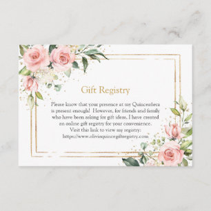 Modern Blush roze rozen goud tiara eucalyptus Informatiekaartje