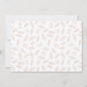 Modern Blush Surprise Photo Verloving Aankondiging (Achterkant)