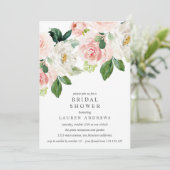 Modern Blush Vrijgezellenfeest Pink Wedding Kaart (Staand voorkant)