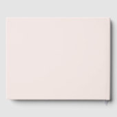 Modern Blush-Wedding Gastenboek (Achterkant)