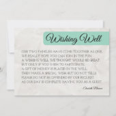 Modern Blush Wishing Well Kaart Sjabloon - Minimal (Voorkant)