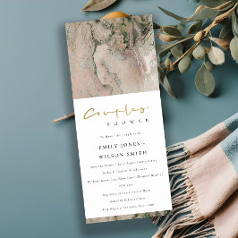 MODERN BLUSKY ROOS GOLD AGATE COUPLY SHOWER KAART