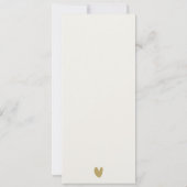 MODERN BLUSKY ROOS GOLD AGATE VRIJGEZELLENFEEST KAART (Achterkant)