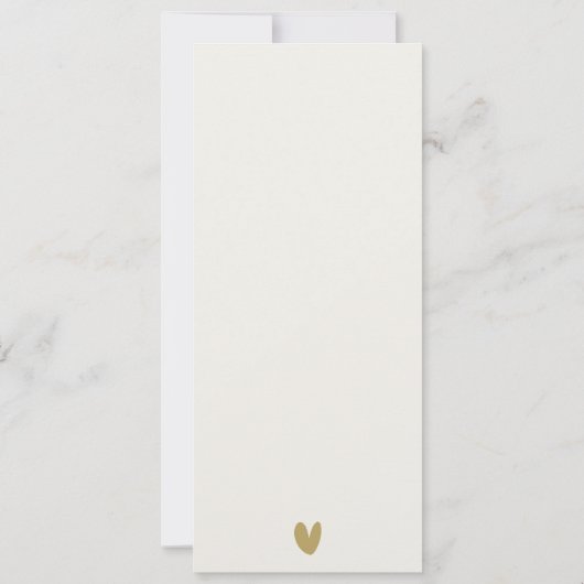 MODERN BLUSKY ROOS GOLD AGATE VRIJGEZELLENFEEST KAART (Achterkant)