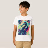 Modern BMX Racer T-shirt (Voorkant volledig)