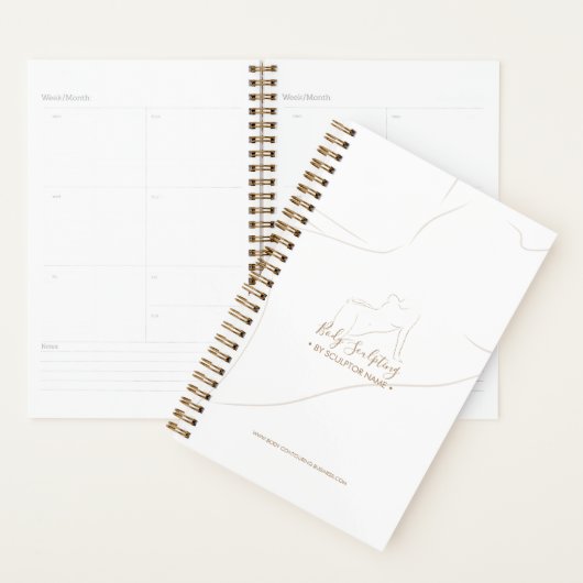 Modern Body sculpt contour bronz tan Planner (Display)