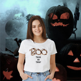 Modern boek & Trick or treat Halloween T-shirt