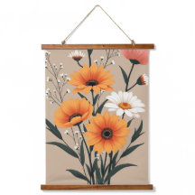 Modern Boeket van Wilde Bloemen Botanische Bloemen