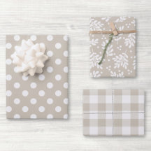 Modern Boerderij Beige Kerstcadeau