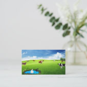 Modern Boerderij Briefkaart Visitekaartje (Staand voorkant)