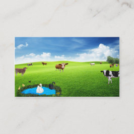 Modern Boerderij Briefkaart Visitekaartje