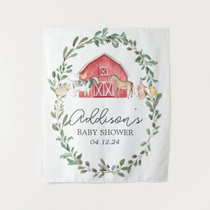 Modern boerderij welkomstbord boerderij welkom pos wandkleed