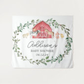 Modern boerderij welkomstbord boerderij welkomstpo wandkleed (Voorkant (horizontaal))