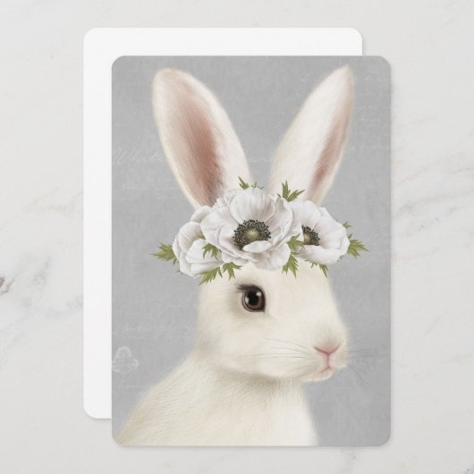 modern boerderijkonijn kaart (Voorkant / Achterkant)