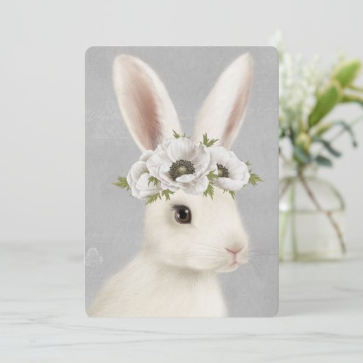 modern  boerderijkonijn kaart (Staand voorkant)