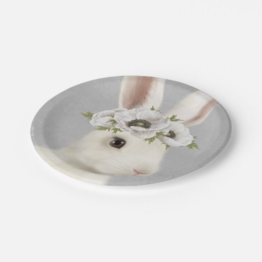 modern  boerderijkonijn papieren bordje (Gekanteld)