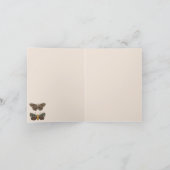 Modern Boheemse Mot Wilde Bloemen Abstract Patroon Kaart (Binnen)