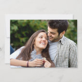 Modern Bohemen Oranje marine Floral Wedding Save The Date (Achterkant)