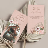 Modern Bohemen Waterverf Boho Foto Arch Yoga Visitekaartje