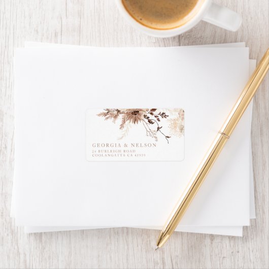 Modern Bohemen Weduwlabel Etiket (Insitu)