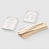 Modern Bohemian Arch Ceremony Programme Hand Fan Handwaaier (Niet-gemonteerd)