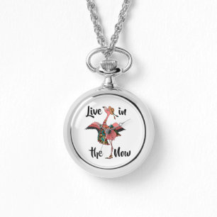 Modern Bohemian Flamingo Watch Horloge