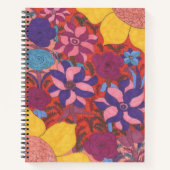 Modern Bohemian Floral Notitieboek (Voorkant)
