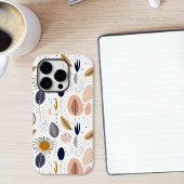 Modern Boho Abstract Botanisch Patroon Case-Mate iPhone Case