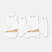 Modern Boho Abstract Desert Baby shower dank u Bedankdoosjes (Uitgevouwen)