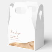 Modern Boho Abstract Desert Baby shower dank u Bedankdoosjes (Geopend)