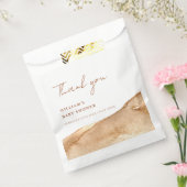 Modern Boho Abstract Desert Baby shower dank u Bedankzakje (Gezegeld)